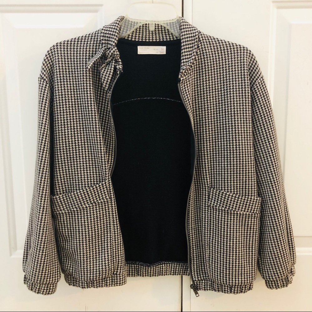 New Cute ZARA Houndstooth Jacket